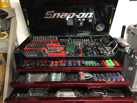 snap on metal tool box|full snap on tool box.